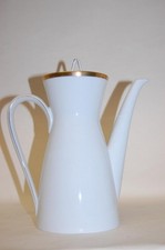 Kaffeekanne Form 2000 Goldrand Gold schwarze Striche Rosenthal