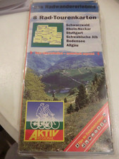 8 Radtourenkarten Süddeutschland