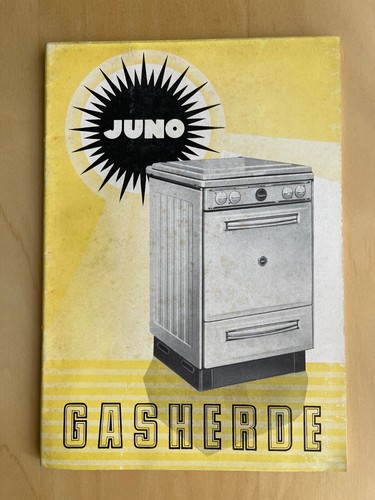 Altes heft gasherde juno - heft:,