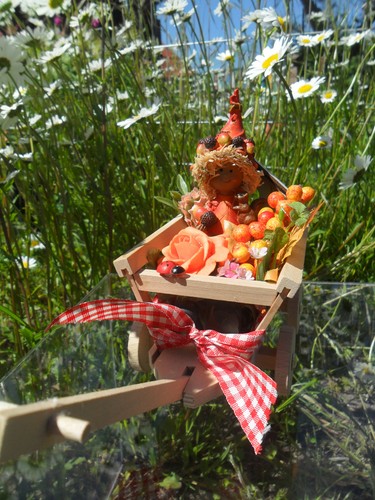 Figur gesteck niedlich sommer - niedlich,