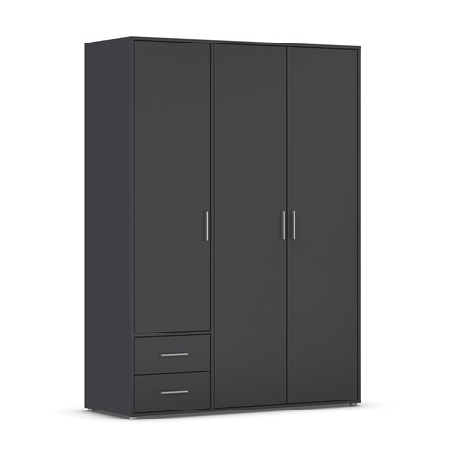Drehtürenschrank grau - drehtürenschrank,