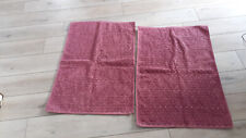 Badematten 2 St. bordeaux mit Gold gebraucht