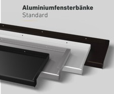 Fensterbänke Aluminium 3m-6m Länge Fenstersims Alu Tiefe bis 500mm Fensterbank