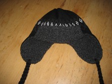 Mütze mit Ohrenklappen, Strickmütze, Wintermütze, Fellfutter, Mütze, Uschanka