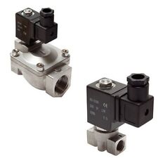 2/2-Wege Magnetventil aus Edelstahl Stromlos geschlossen G1/8" bis G2" Druckluft