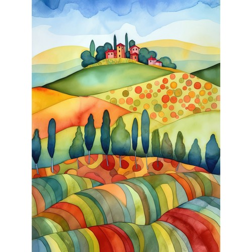 Landschaft der toskana haus - landschaft,
