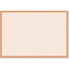 Sigel HO270 Papier Schreibunterlage Millimeterpapier, kariert Weiß, Orange (B...