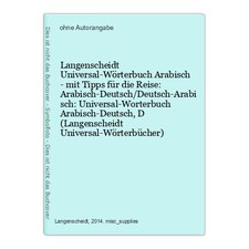 Langenscheidt Universal-Wörterbuch Arabisch - mit Tipps für die Reise: 1546558-2