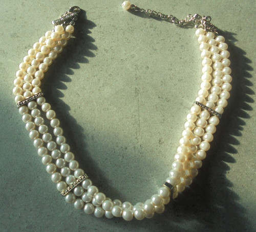 Perlen halskette schmuck cm - perlen, 42
