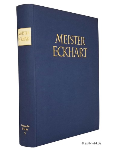 Josef quint meister eckharts - meister,