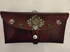 A. Schindler GOLDAU Schweizer Gürteltasche für Patronen Armee - Jäger/WW2. ANTIK