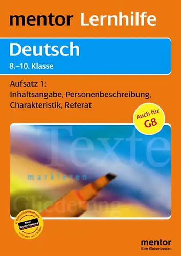 Mentor lernhilfe deutsch - lernhilfe:,