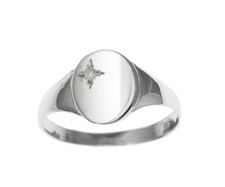 Silber Siegelring Damen