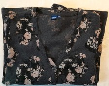 CECIL  Weste Jäckchen Gr. M - Damen Jacke Leichte Jacke Anthrazit/mehrfarbig