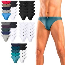 10 HIS Herren Slips Baumwolle Unterhose Baumwolle Schlüpfer Minislip H.I.S uni