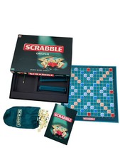 Mattel Scrabble Original Brettspiel von 1999 Gesellschaftsspiel