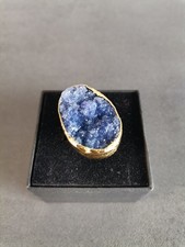 Ring Damen Unikat Edelstein Druzy drusen                     