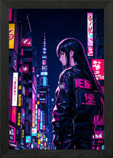Anime Girl Tokyo Cyberpunk