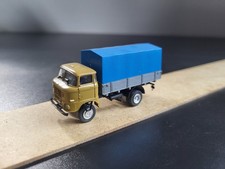 IFA W50 Pritsche mit Plane 4x4 DDR 1/87 H0 Eigenbau Umbau gesupert