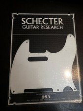 Schecter Guitar Research Tele Telecaster Pickguard White  Aluminium Vintage, NOS