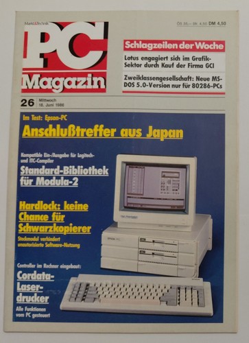 Magazin 1986 retro pc - pc, (retro
