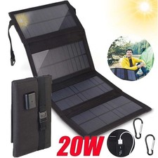 20W faltbares Solarpanel USB