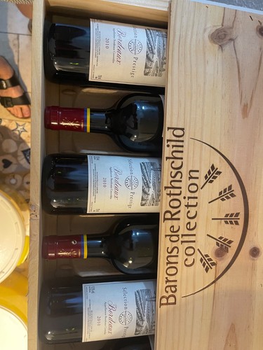 Flaschen rotwein barons de - rotwein,
