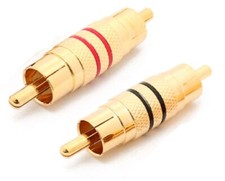 2x RCA Cinch-Verbinder Adapter