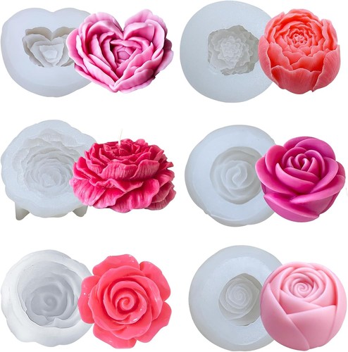 Blumen silikonformen set - silikonformen,
