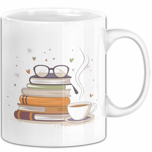 Bücherwurm tasse geschenk - bücherwurm,