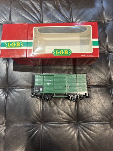 Lgb 4135s scale boxcar with - boxcar,