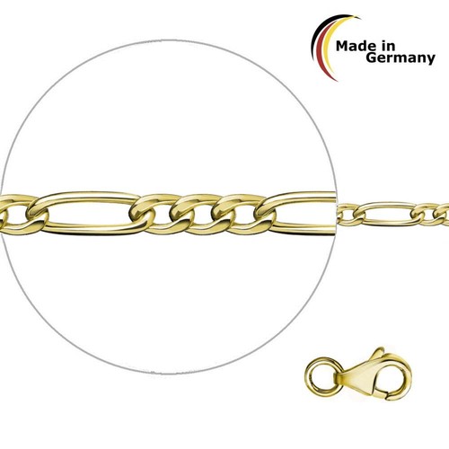 Figarokette innen hohl 2mm - innen, hohl,