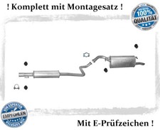 Auspuffanlage Toyota Yaris Verso 1.3 1.5 Auspuff Endtopf Mitteltopf Montagesatz