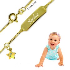 Baby Namen Armband Panzer mit