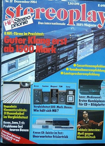 Stereoplay pioneer cld - 12/84,