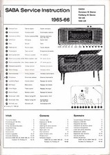 Service Manual-Anleitung für Saba Konstanz 16,Feldberg 16,160 US 