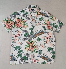 Hawaiihemd George Palmenmuster