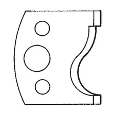 Scheppach Profilmesser Paar