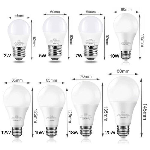 E27 led leuchtmittel 7w - led, 3w