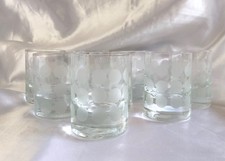 Ingrid Glas Polka Dots Punkte 70er Jahre - 8 x Schnapsglas
