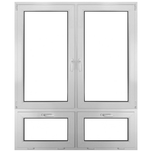Pvc fenster mit unterlicht auf - fenster,