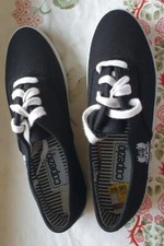 Capezio Damen Mädchen Canvas  Tanzschuh Turnschuh Schwarz GR. 37