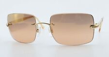 DANIEL SWAROVSKI Sonnenbrille S541 /20 V6053 Rahmenlos 23KT Gold Plated c2002 