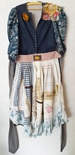 Designer Dirndl Gr. 40 handgefertigt Unikat mit sehr besonderer Schürze