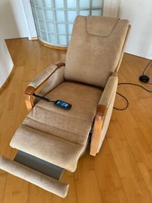 HIMOLLA Fernsehsessel mit Aufstehhilfe elektrisch verstellbar Stoff hellbraun