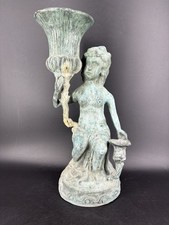 Gartenfigur alt Bronze 