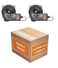 Lautsprecher Boxen vorne Helix CB K100.2-S3 für Renault Twingo 1 2x Tief-Mittelt