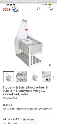 Stuben beistellbett 4 in - &,