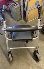 Leichtgewicht-Rollator Type M in/outdoor mit Shopping mit Rückenlehne