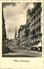 Wien Kärntnerstrasse Kirche Turmuhr